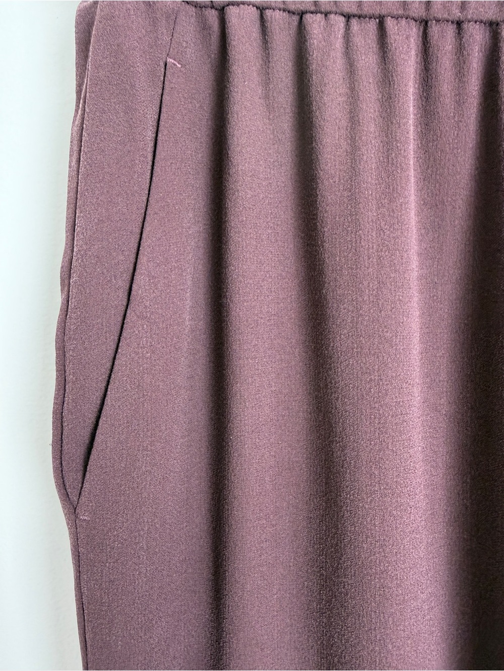 NWT Eileen Fisher Slouchy Ankle Silk Pant Machine Wash Size L - Picture 3 of 9